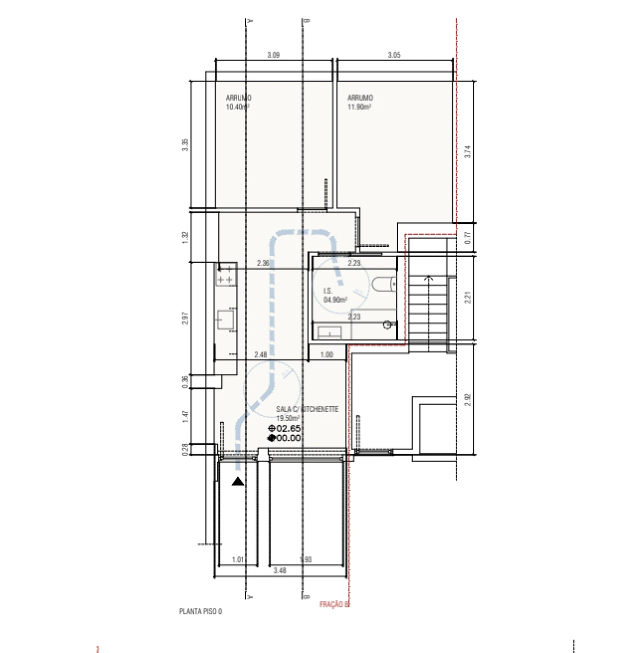 Apartamento T4 para Venda em Rio de Mouro Planta 2