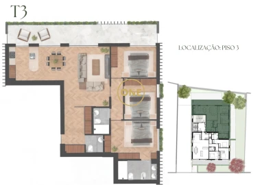 Apartamento T3 para Venda em Lordelo do Ouro e Massarelos