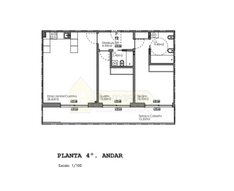 Apartamento T1 para Venda em Quelfes