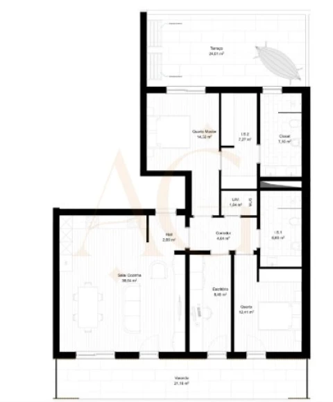 Apartamento T2 para Venda em Portimão