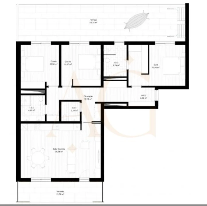 Apartamento T3 para Venda em Portimão Foto 11