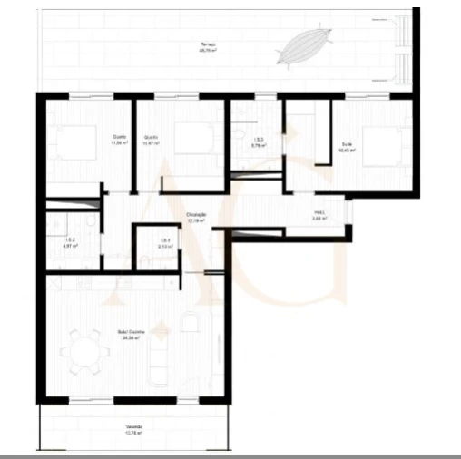 Apartamento T3 para Venda em Portimão Foto 11