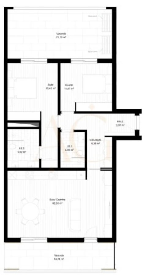 Apartamento T2 para Venda em Portimão
