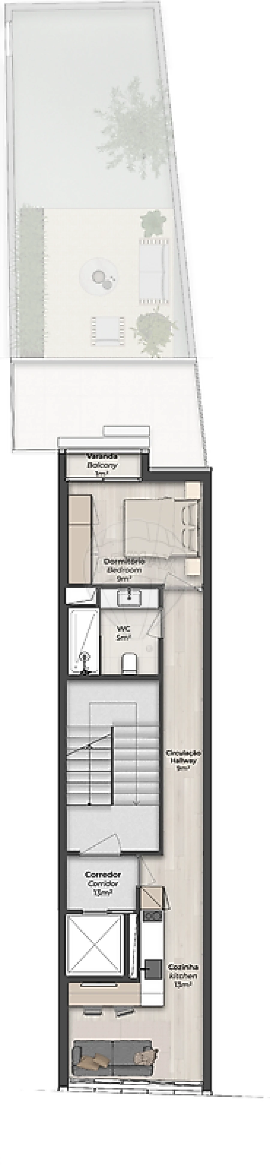 Apartamento T1 para Venda em Bonfim Foto 2