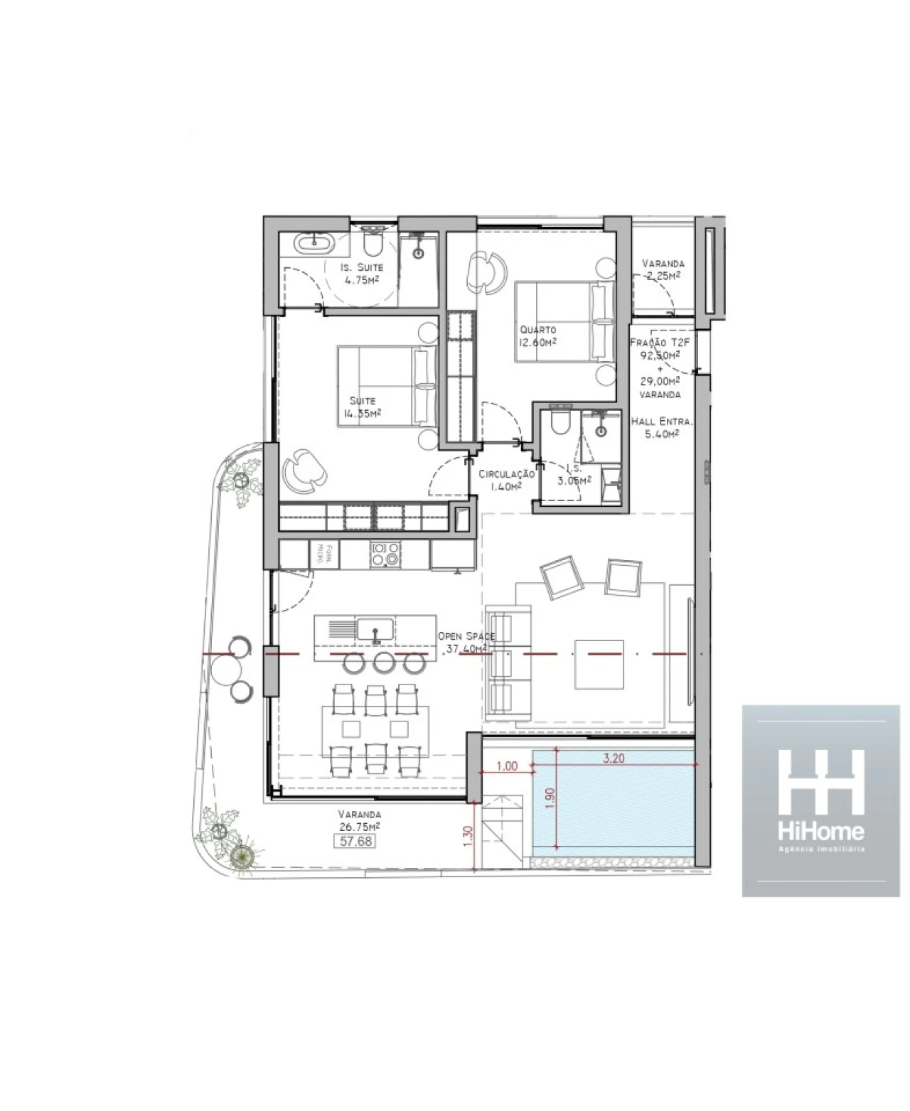 Apartamento T2 para Venda em São Martinho Foto 8