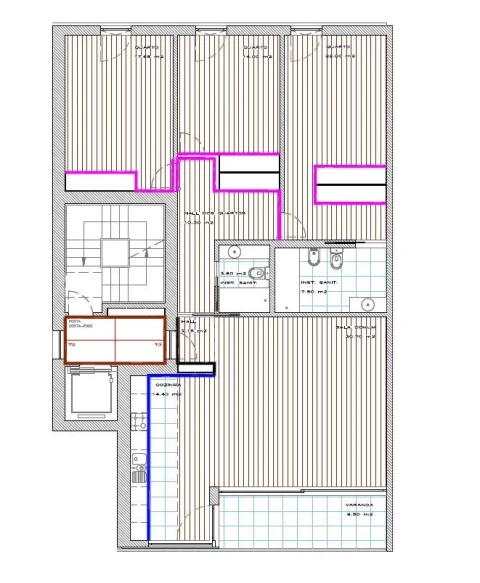 Apartamento T3 para Arrendamento em Urgezes