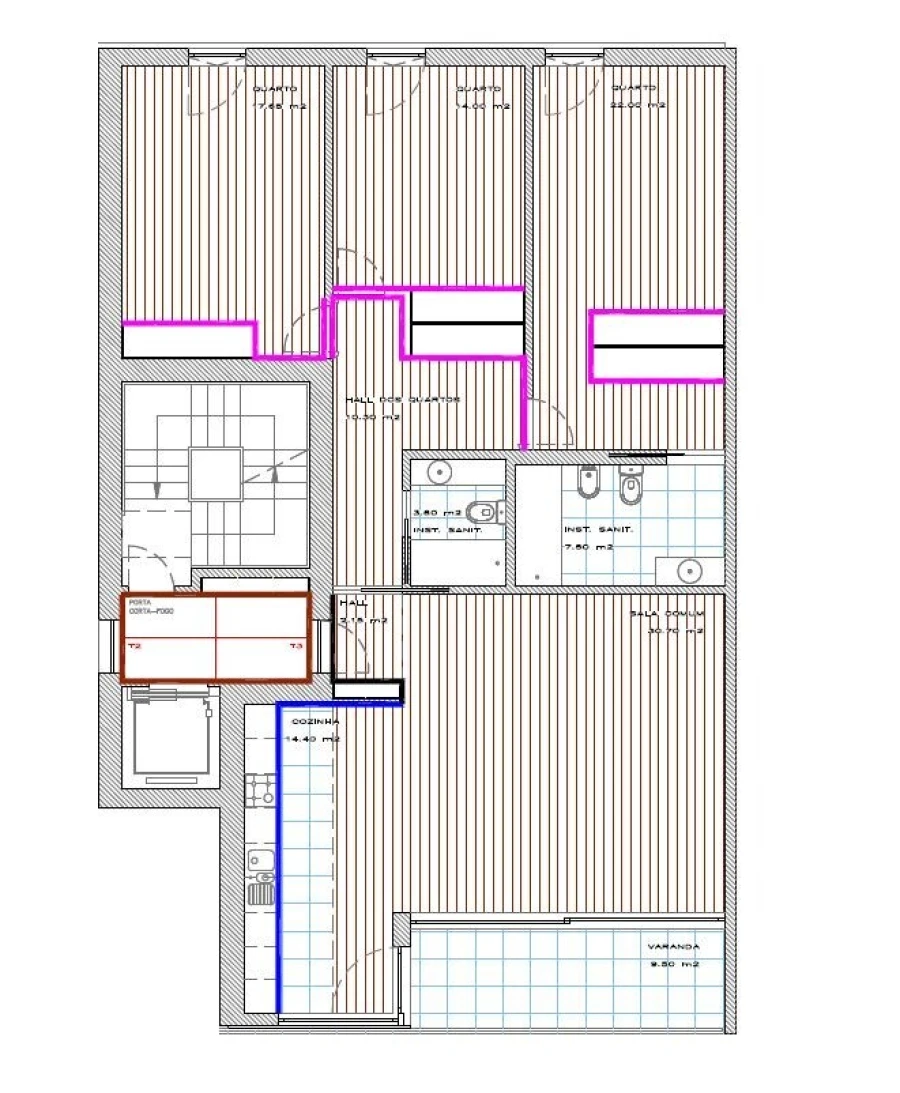 Apartamento T3 para Arrendamento em Urgezes Foto 22