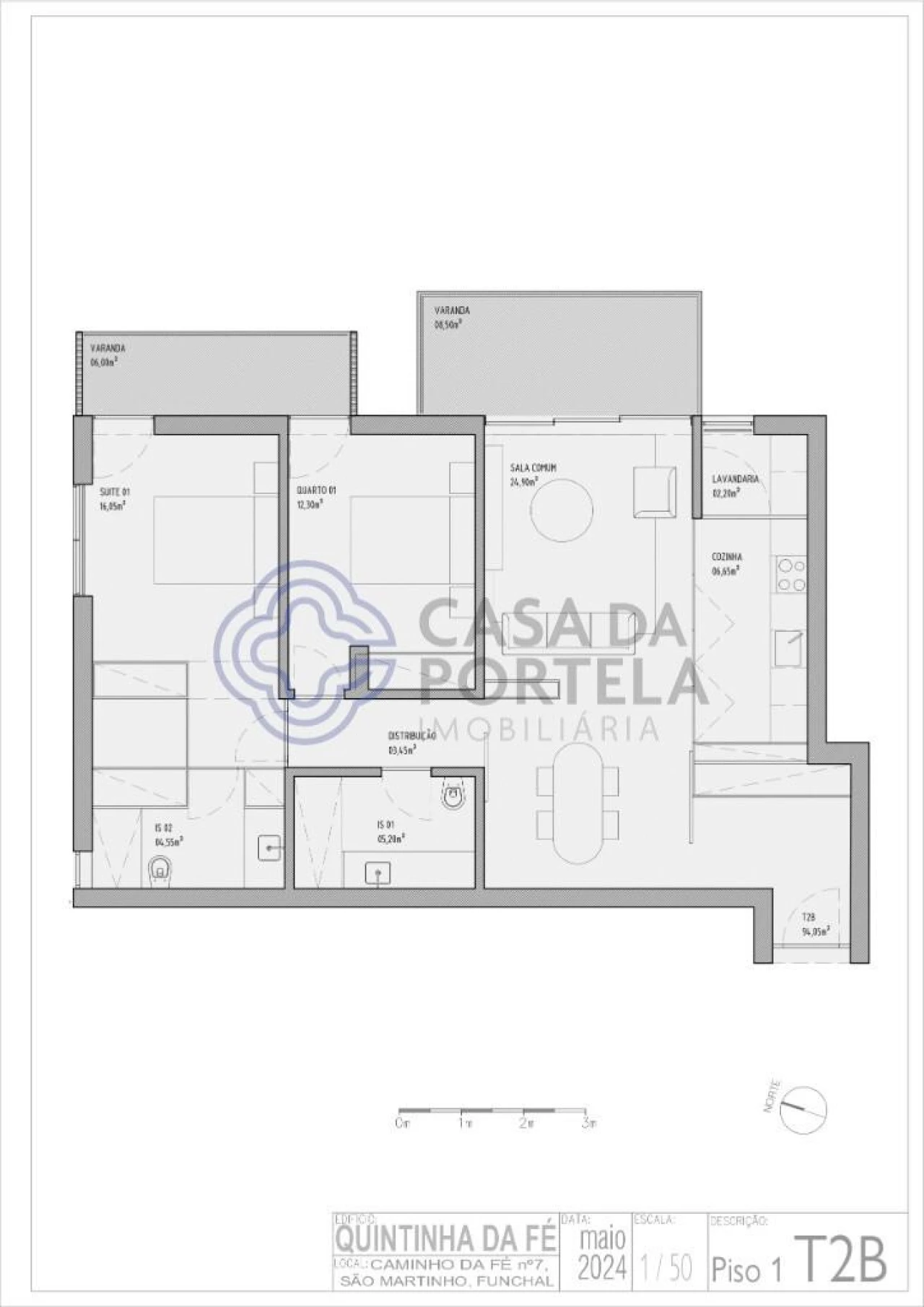 Apartamento T3 para Venda em São Martinho Foto 17