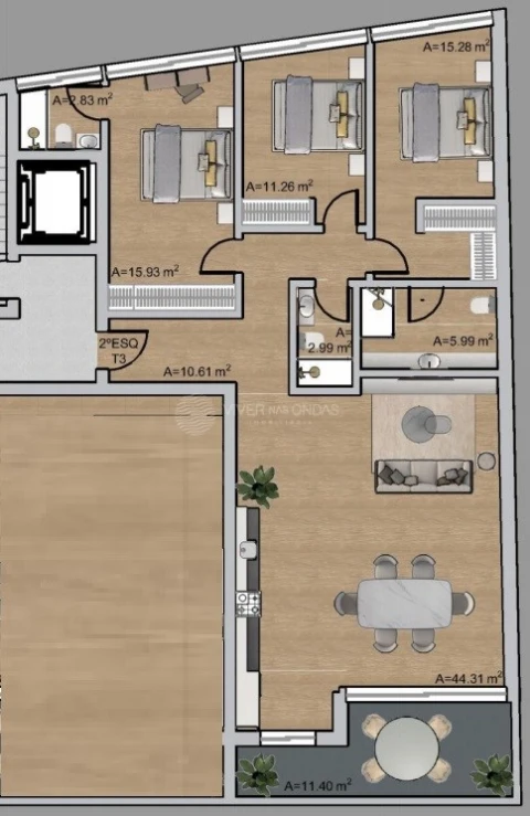 Apartamento T3 para Venda em Sesimbra (Castelo)
