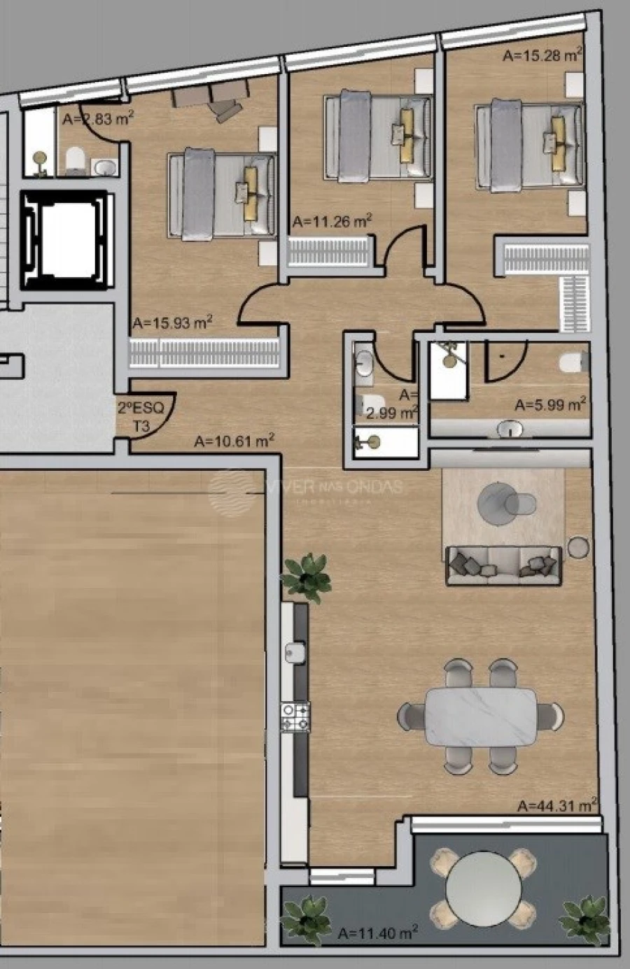 Apartamento T3 para Venda em Sesimbra (Castelo) Foto 49
