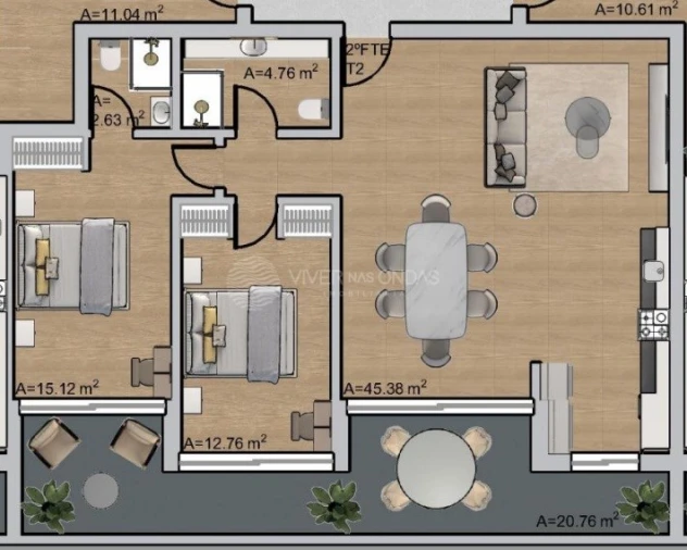 Apartamento T2 para Venda em Sesimbra (Castelo) Foto 51