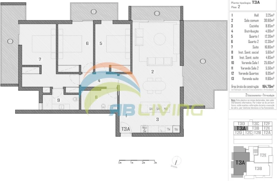 Apartamento T3 para Venda em São Martinho Foto 11