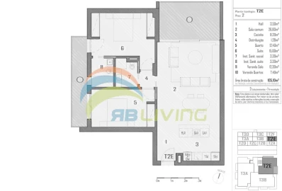 Apartamento T2 para Venda em São Martinho