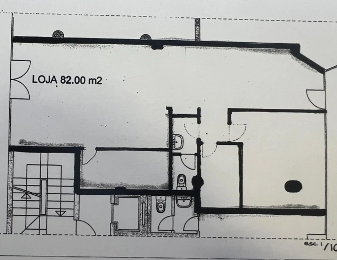 Loja para Arrendamento em Bougado (São Martinho e Santiago) Planta 1