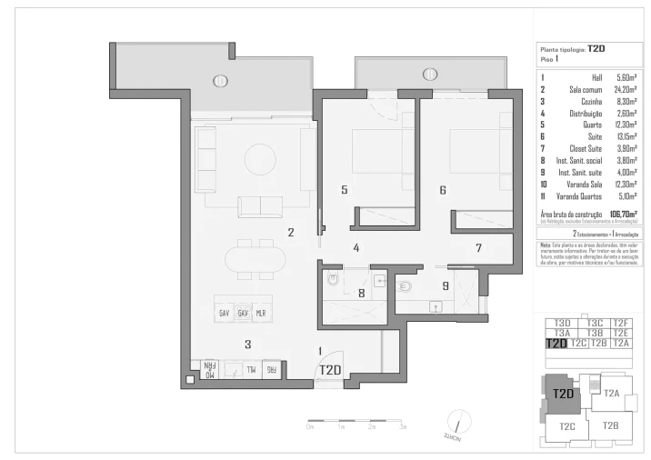 Apartamento T2 para Venda em São Martinho Foto 20