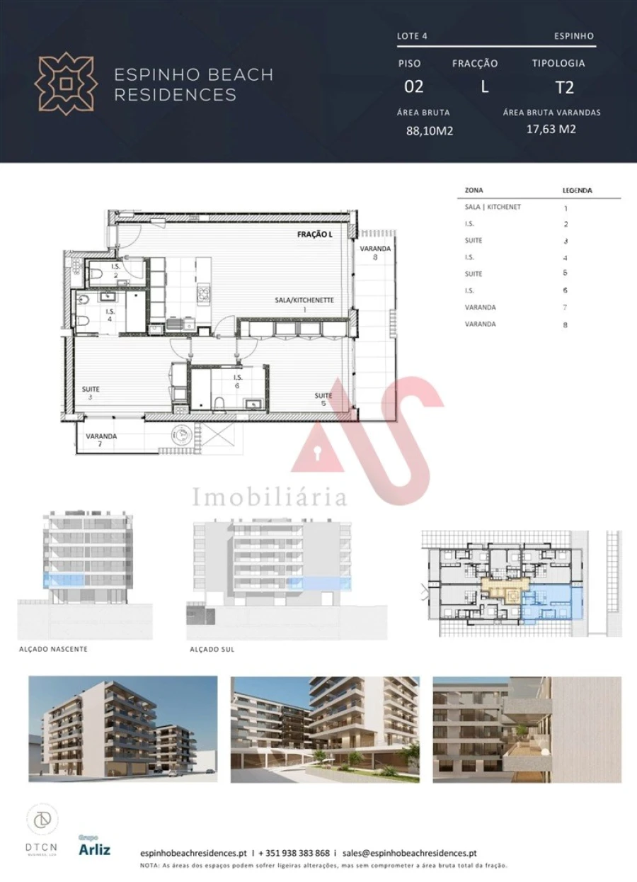 Apartamento T2 para Venda em Espinho Foto 50