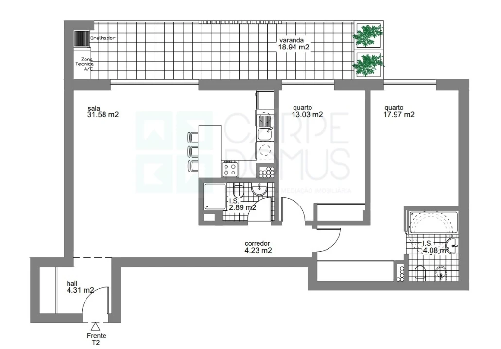 Apartamento T2 para Venda em Setubal (São Sebastião) Foto 4