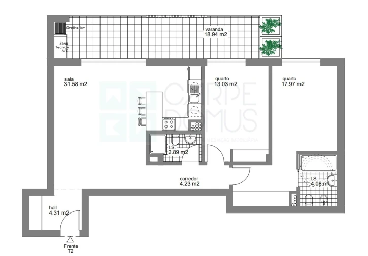 Apartamento T2 para Venda em Setubal (São Sebastião) Foto 4
