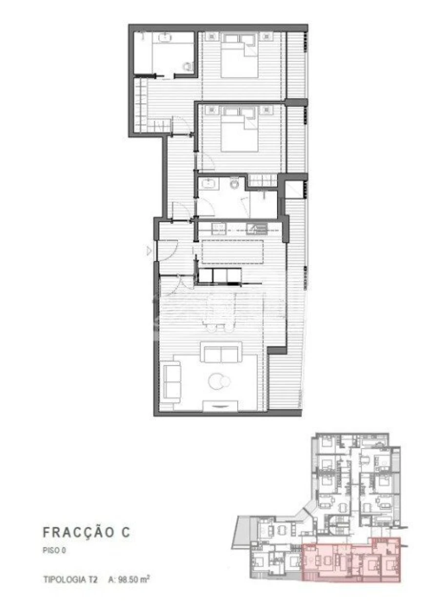 Apartamento T2 para Venda em Silvalde Foto 6