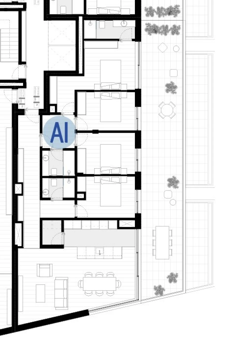 Apartamento T4 para Venda em Canidelo Planta 1