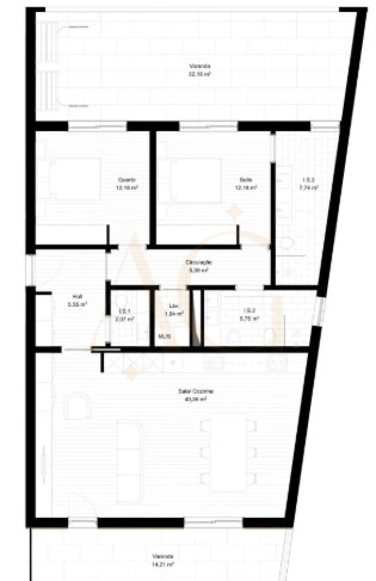 Apartamento T2 para Venda em Portimão Foto 14