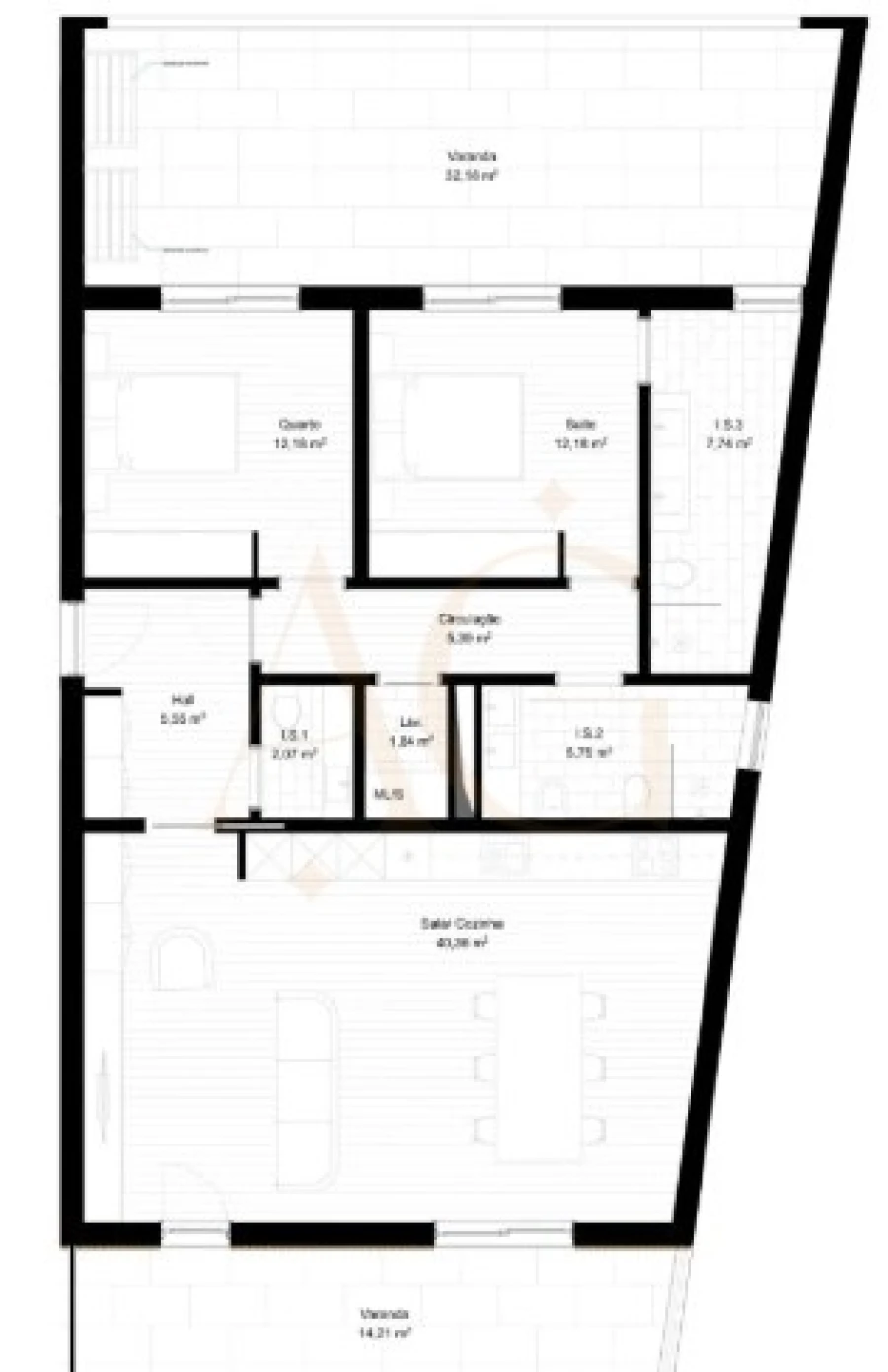 Apartamento T2 para Venda em Portimão Foto 14