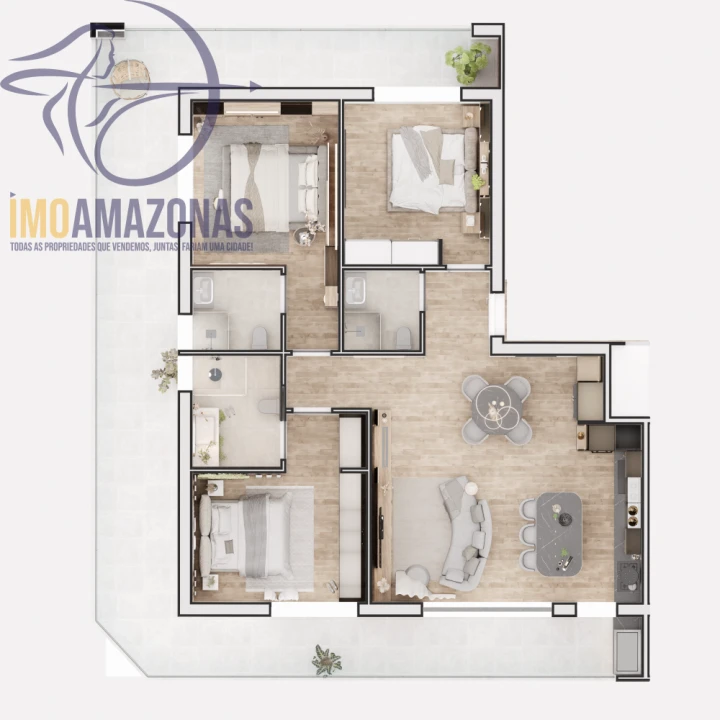 Apartamento T3 para Venda em Porches Foto 12