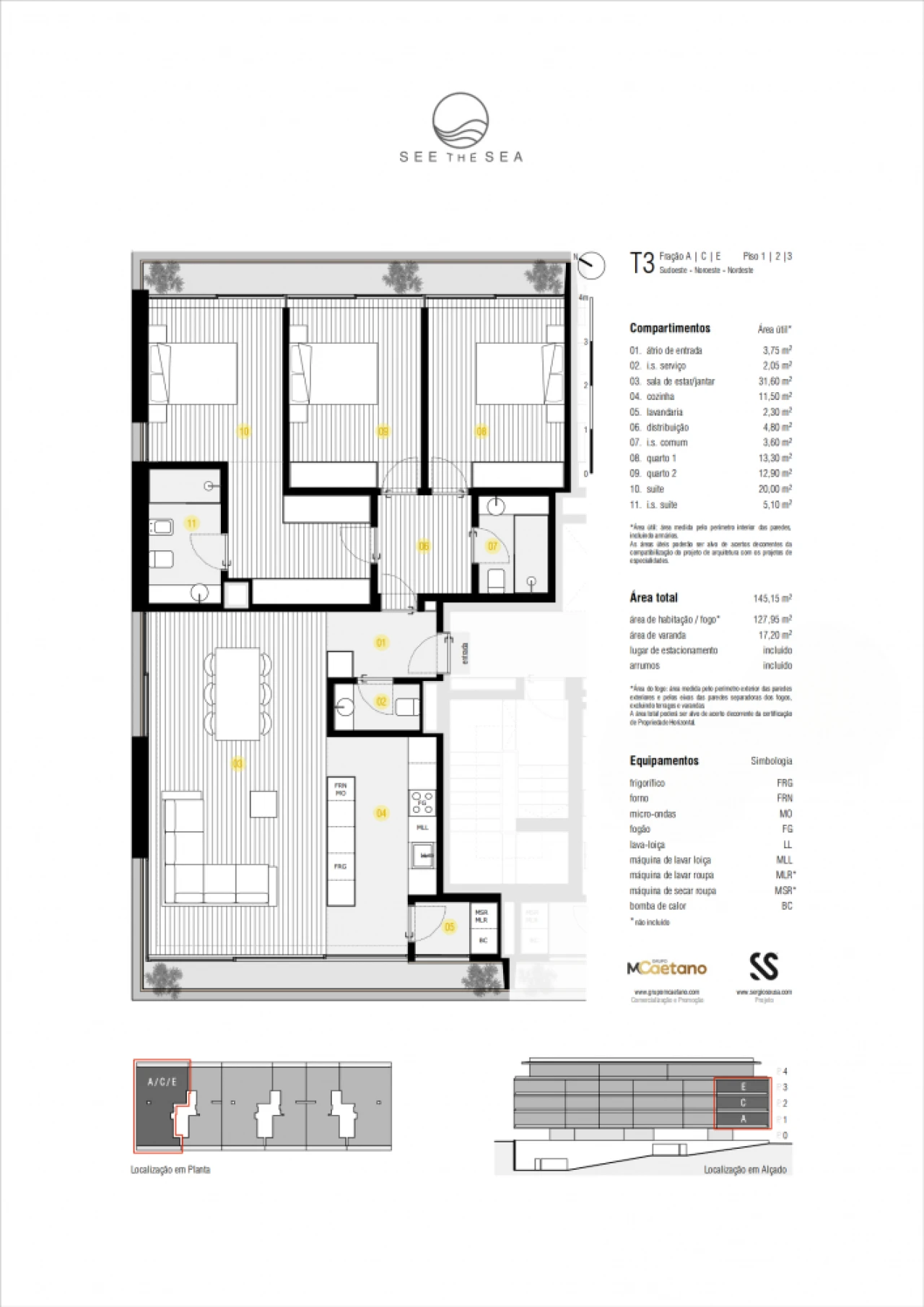 Apartamento T3 para Venda em Canidelo Foto 13