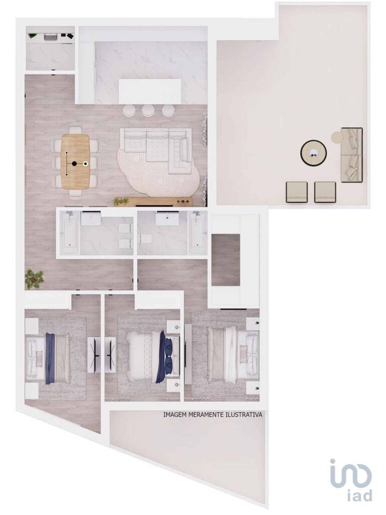 Apartamento T3 para Venda em Pombal Foto 3