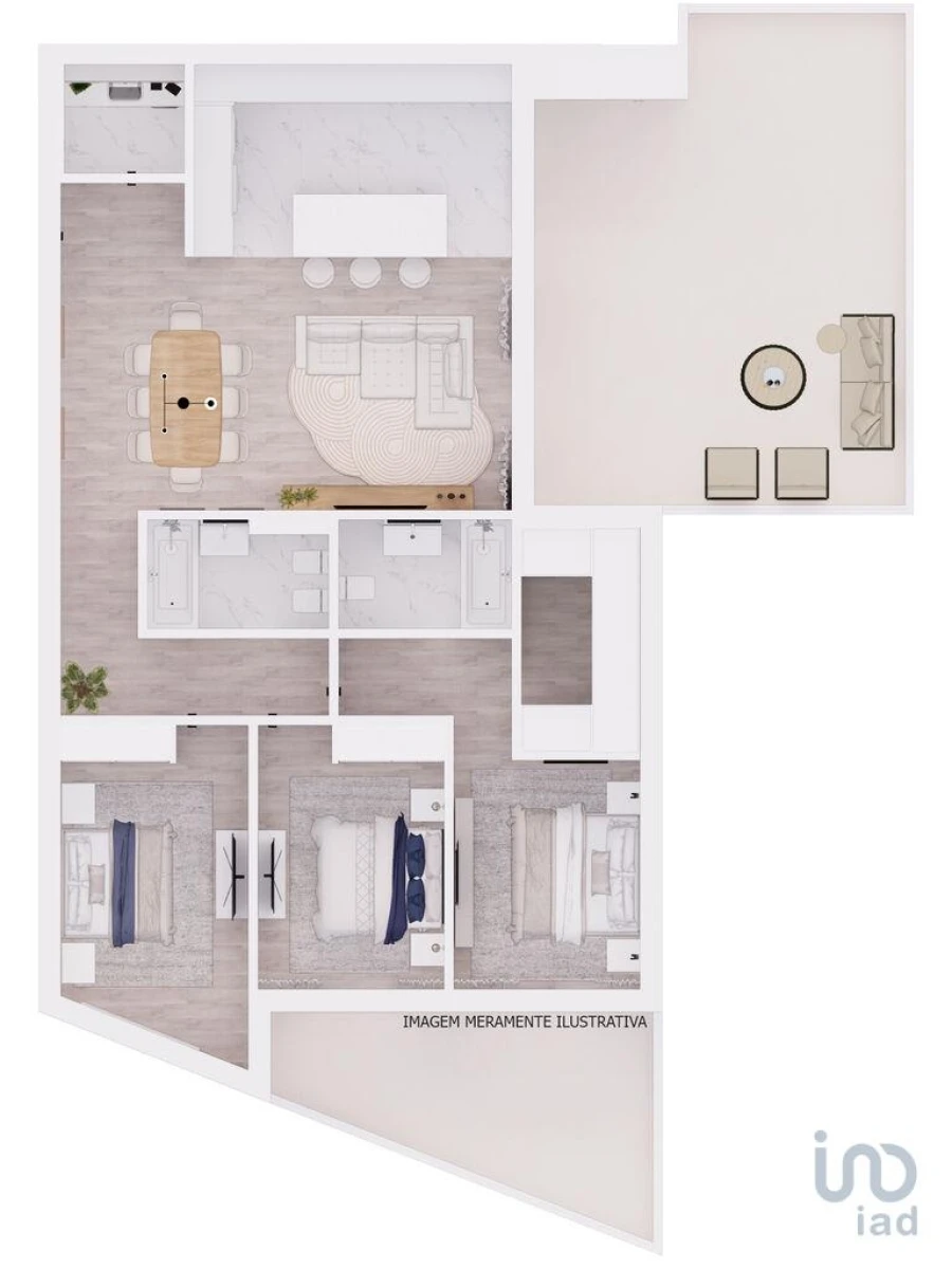 Apartamento T3 para Venda em Pombal Foto 3