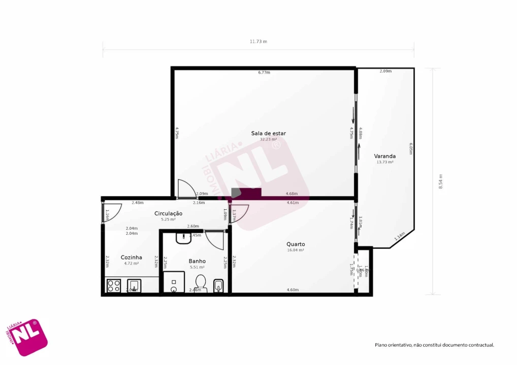 Apartamento T1 para Arrendamento em Costa da Caparica Foto 27