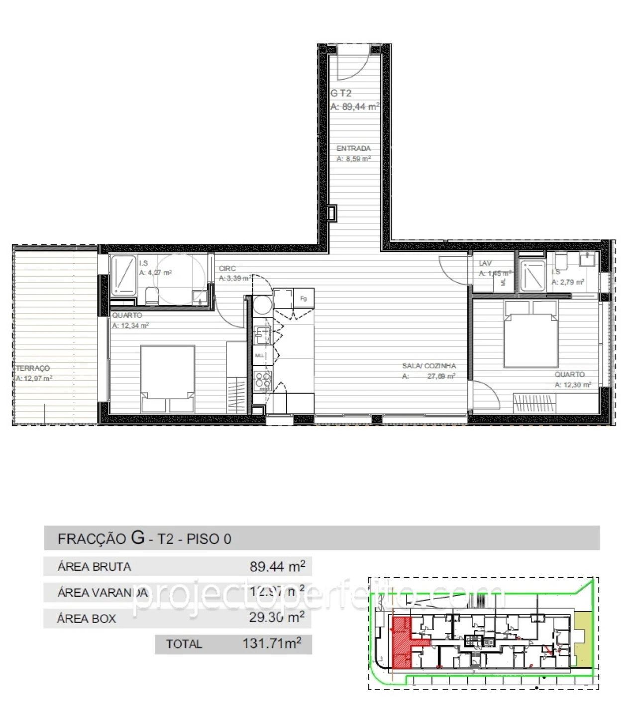 Apartamento T2 para Venda em Grijó e Sermonde Foto 11