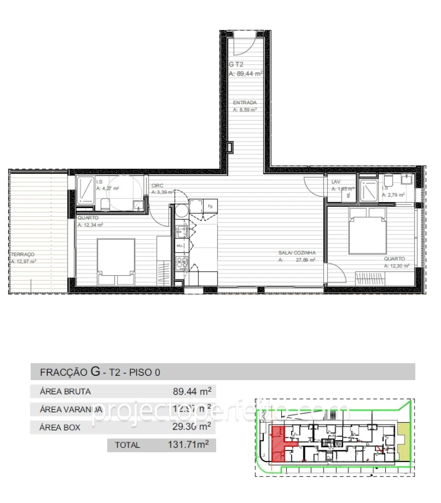 Apartamento T2 para Venda em Grijó e Sermonde Foto 11