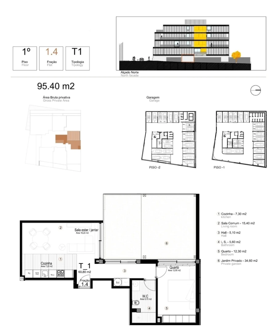 Apartamento T1 para Venda em Paranhos Foto 6