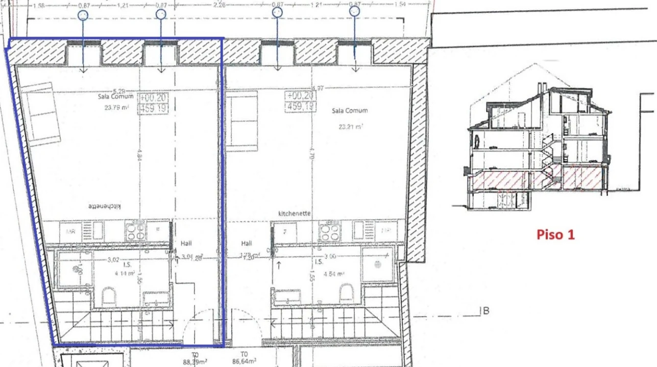 Apartamento T2 para Venda em Viseu Foto 7