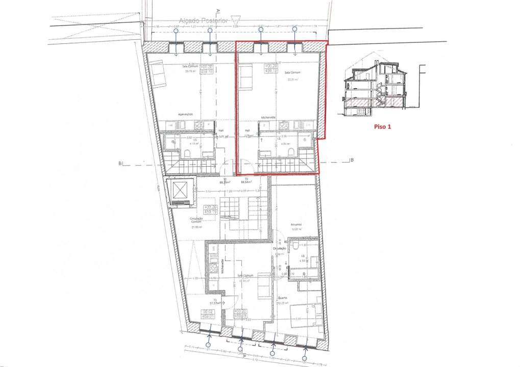 Apartamento T3 para Venda em Viseu Foto 7