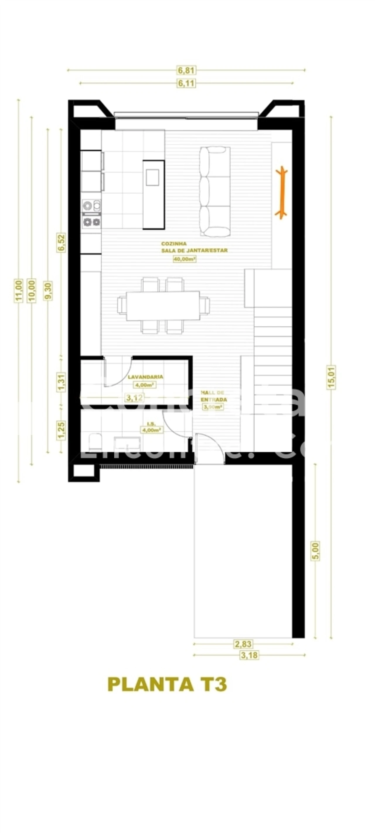 Moradia T3 para Venda em Tamel (São Verissimo) Foto 15
