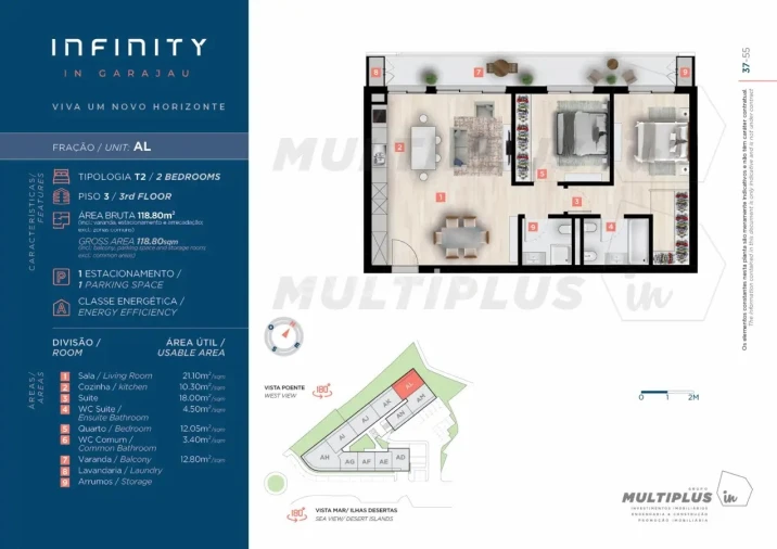 Apartamento T2 para Venda em Caniço Foto 4