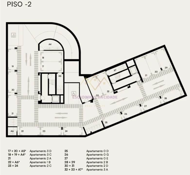 Apartamento T2 para Venda em Alcantara Planta 4