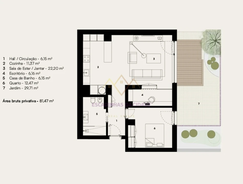 Apartamento T1 para Venda em Alcantara Foto 25