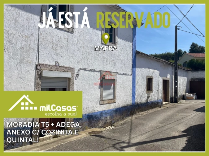 Moradia T5 para Venda em Azueira e Sobral da Abelheira