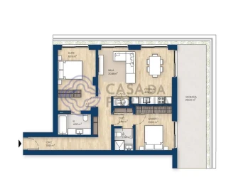Apartamento T2 para Venda em Canidelo