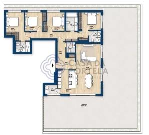 Apartamento T4 para Venda em Canidelo