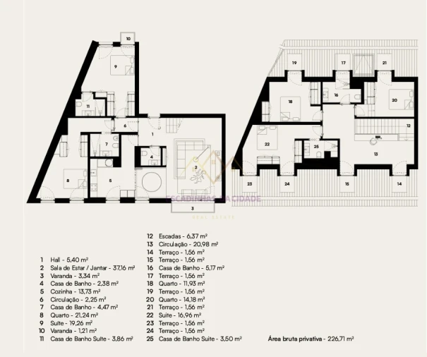 Apartamento T5 para Venda em Alcantara Planta 1