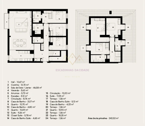 Apartamento T6 para Venda em Alcantara Planta 1
