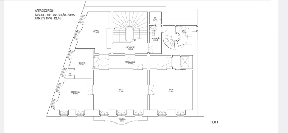 Moradia T7 para Venda em Misericórdia Planta 2