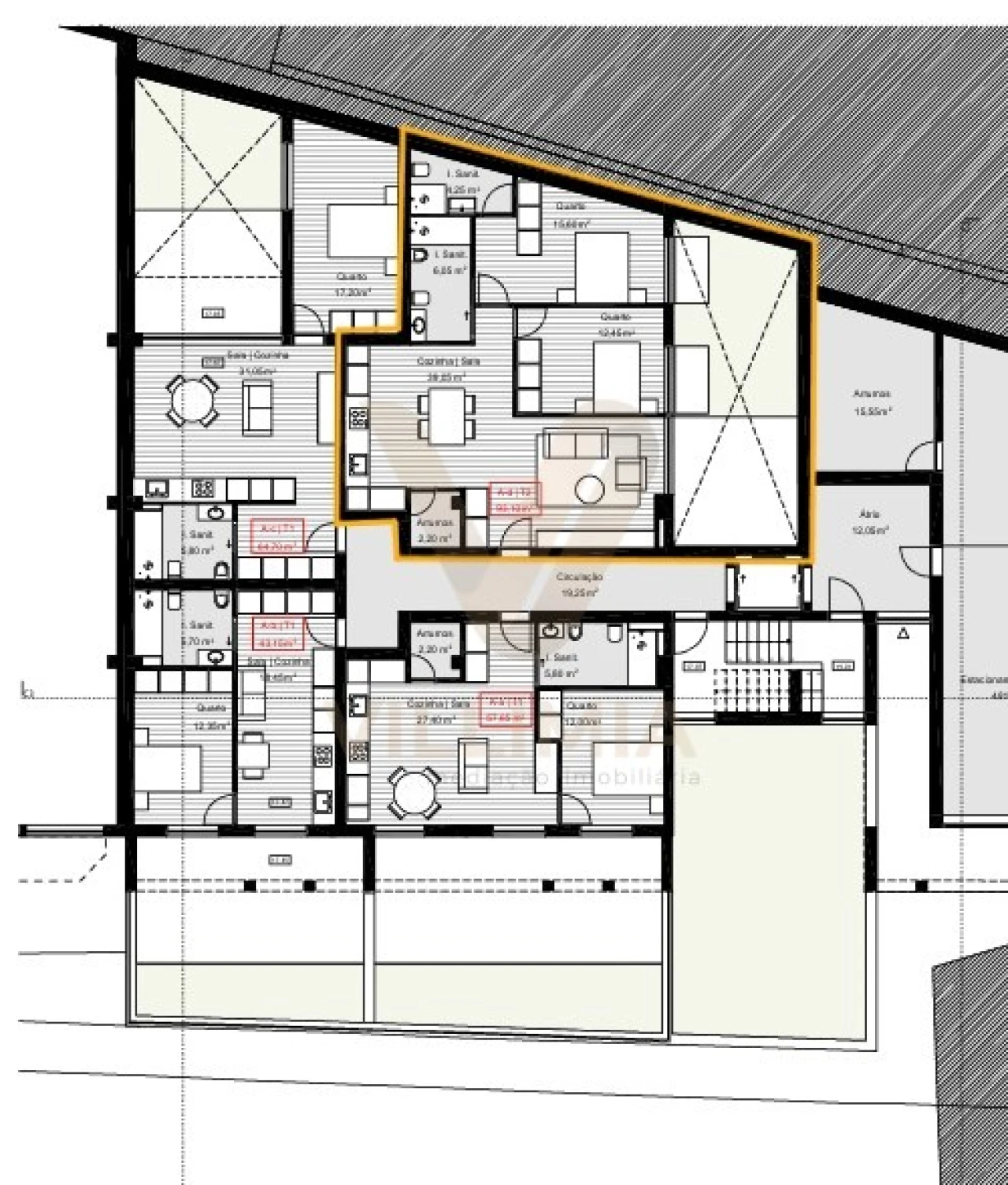 Apartamento T2 para Venda em Arcozelo Foto 3
