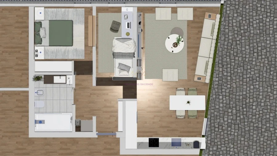 Apartamento T2 para Venda em Portimão Planta 1