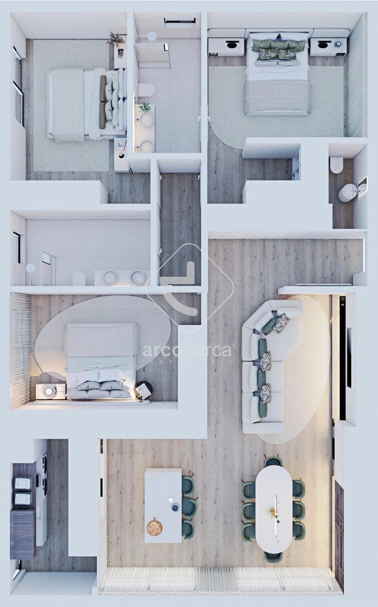 Apartamento T3 para Venda em Ponte da Barca, V.N. Muía, Paço Vedro Magalhães Foto 11