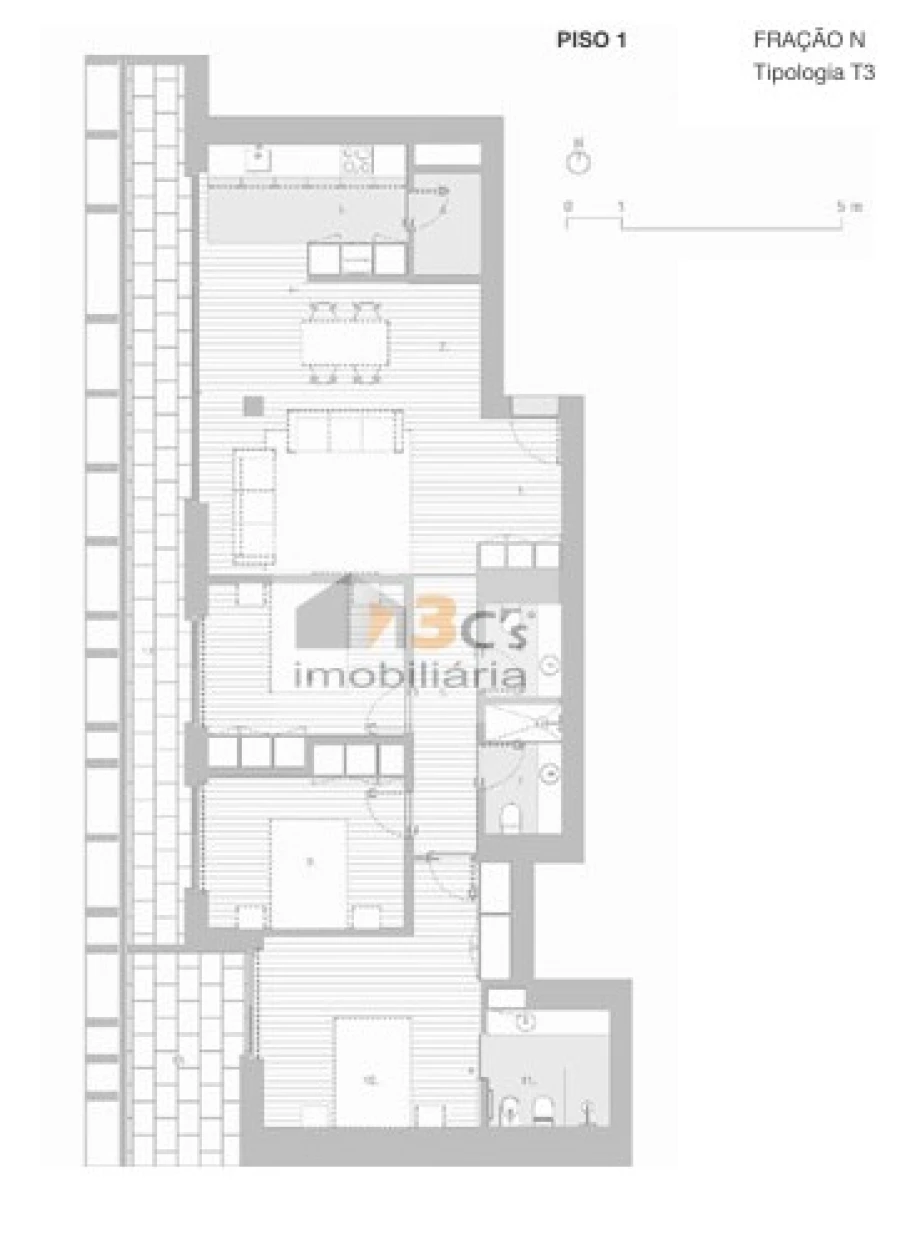 Apartamento T3 para Venda em Arcozelo Foto 12